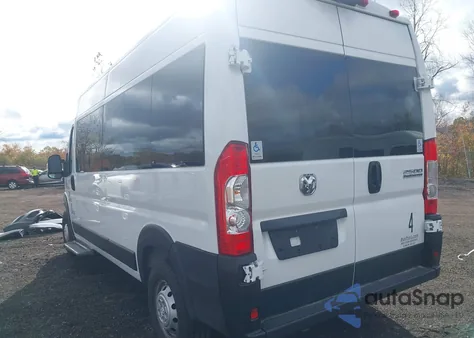 2023 Ram Promaster 2500 Window Van High Roof 159 Wb z USA, uszkodzony, nr VIN 3C6LRVPG6PE579863